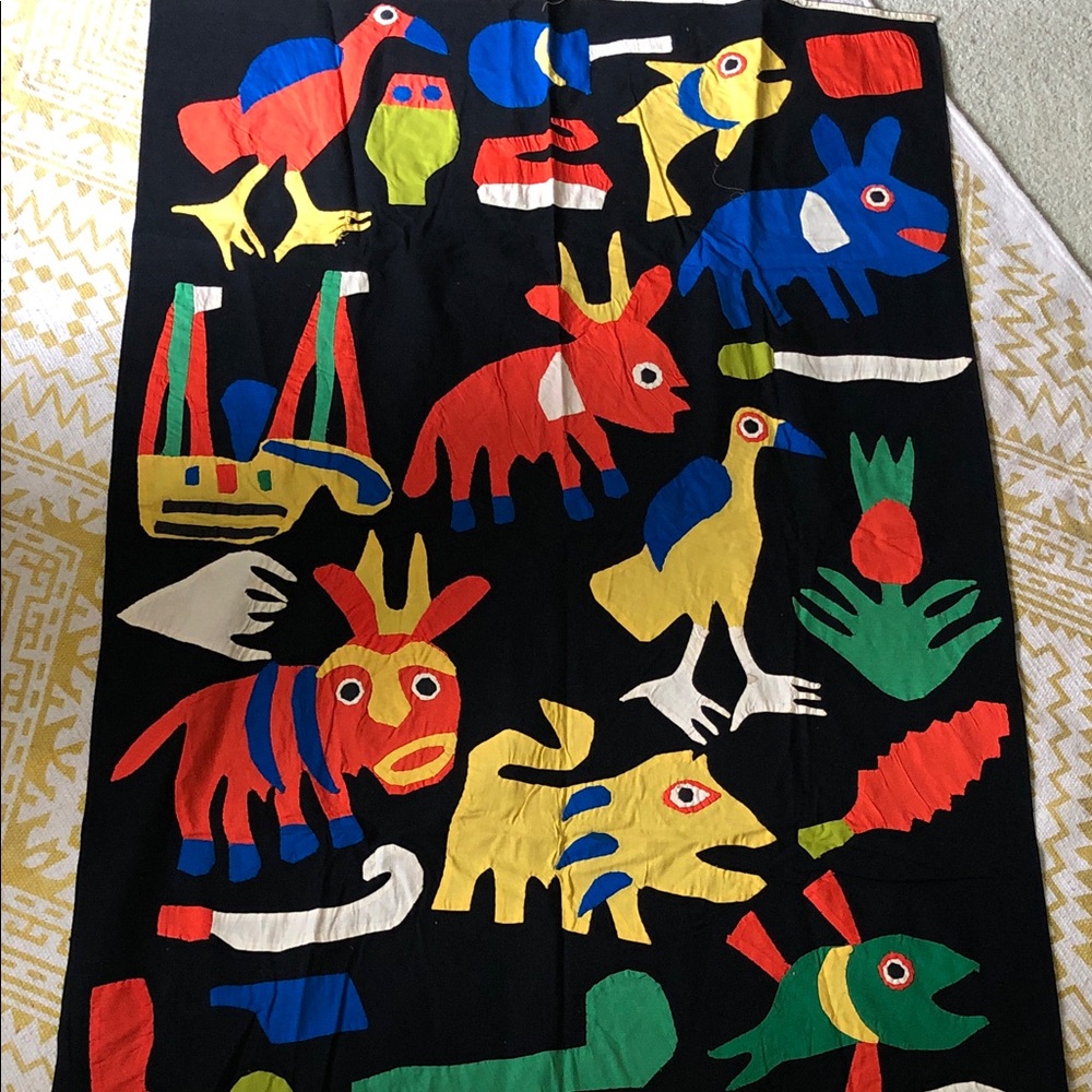 Dahomey African appliqué tapestry
